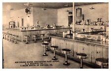 Greyhound Bus Dining Room Post House U.S. Highway No.1 Oxford PA. Postcard  #628 picture