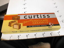 CURTISS 1930s chocolate caramel candy store display box deco 5 cents picture