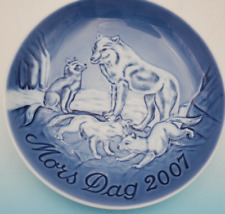 2007 BING & GRONDAHL MOTHER'S DAY Arctic Fox and Cubs picture