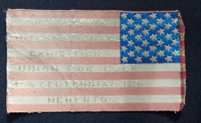 **RARE**Philadelphia circa: **1876** Centennial  Expo 36 star Flag, Antique picture