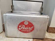1950s XXX Pearl Lager Beer aluminum cooler Great condition picture