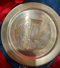 Antique Vintage The Danbury mint Sterling Silver plate limited edition, 24k gold picture