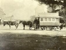 Y4 Original Photograph 1910's Horse Drawn Rapid Transit Paso Robles California picture