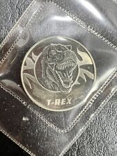 Universal Studios T-Rex Jurassic Park Souvenir Coin Token - RARE Sealed - New picture