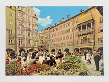 Innsbruck Altstadt Herzog-Friedrich-Strasse Helblinghaus & Golden Roof Postcard picture