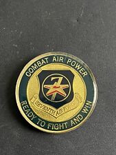 USAF Seventh (7th) Annual Air Boss Conference Seventh Air Force Challenge Coin picture