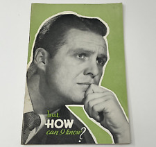 1965 But How Can I Know H.F. Gockel Concordia Publishing House Booklet picture