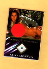 KELLY MONACO  2023 Stellar Playboy's   HOT SHOTS  Birthstone Card GOLD picture