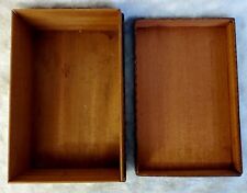 Antique R.M. Haan Candy Company New York Dovetailed Wood Chocolate Bon Bons box picture