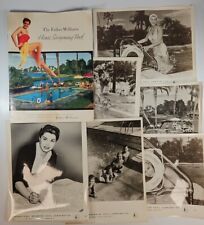Esther Williams Swimming Pool Advertisement and 9 Publicity Shots picture