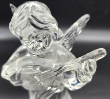 MIKASA Herald Collection Angelic Man Figure Full Lead Crystal Holiday Angel picture