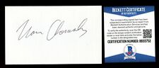 Noam Chomsky signed autograph 3x5 card The Father of Modern Linguistics BAS Cert picture