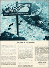 1966 Lockheed White Whale Mine Vintage Advertisement Print Art Ad J101 picture