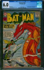 Batman #138 🌟 CGC 6.0 🌟 Classic Sea Beast Cover Silver Age DC Comic 1961 picture
