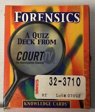 FORENSICS KNOWLEDGE COURT TV QUIZ CARDS-COMPLETE SET-SEALED-EXCELLENT CONDITION picture