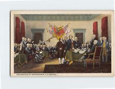 Postcard Declaration of Independence US Capitol Painting by John Trumbull picture