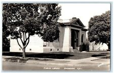 c1930's Public Library Building Escondido California CA RPPC Photo Postcard picture