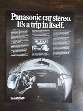 Vintage 1969 Panasonic 8 Track Car Stereo Full Page Original Ad 1223 picture