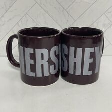 Hershey's Chocolate Vintage Coffee Mug Cup Galerie Brand Set Lot of 2 picture