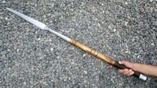 40'' Premium Hand Forged J2 Steel Battle Ready Hunting Viking Spear picture