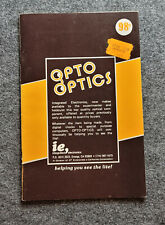 OPTO OPTICS Brochure-Pamphlet Integrated Electornics Digital Clocks to Computers picture