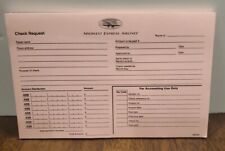 Midwest Express Airline Employee Check Request Unused 8.5 x 5.5 Paper Pad  picture