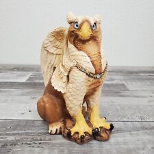 Windstone Editions Griffin Peña Blue Eyes Brown Body Fantasy Figure 1989 Vintage picture