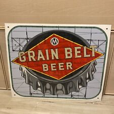 Grain Belt  Beer Porcelain Sign 20x16” Minnesota Beer 🍺 Brewery picture