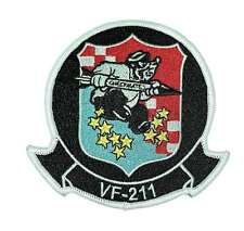 VF-211 Checkmates Squadron Patch – Sew on picture