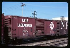 Railroad Slide - Erie Lackawanna #50634 Box Car 1977 Westmont Illinois Freight picture