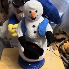 Gemmy 2002 Christmas Animated Snowflake Spinning Snowman (2 Song Model) picture