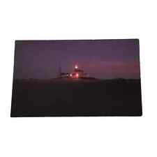 Postcard A Night View of Lighthouse at Watch Hill Rhode Island B263 picture