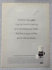 1996 Magazine Advertisement Page Braun Flavor Select Coffee Pot Vintage Print Ad picture