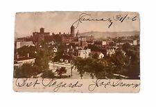 SNAPSHOT OF OMAHA NEBRASKA NE CITY HALL & PUBLIC LIBRARY Vintage POSTCARD 1906 picture