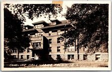 1927 Caroline Hall Iowa Falls Iowa IA Building Real Photo RPPC Posted Postcard picture