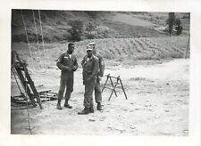 Snapshot B/W Photo 1960 Korea U S Army Soldiers in Field picture