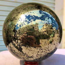 8.46LB  Natural chalcopyrite Quartz Magic Crystal Healing Ball Sphere Healing picture