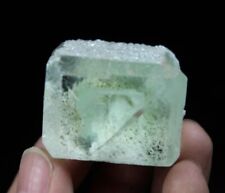 75g 41mm PHANTOM Extreme Clear Transparent Cubic Green Glassy Fluorite CMM681458 picture