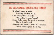 c1920s Prohibition Alcohol Comic Postcard 
