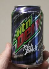 2016 MOUNTAIN DEW Mtn Dew PITCH BLACK Empty 12oz Can Discontinued RARE picture
