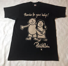 Vintage 90’s Phil Collins Concert Tour Volunteer T-Shirt Thanks For Your Help XL picture