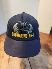 US Navy USN NR-1 Deep Submersible Submarine Vintage Hat Cap Made In USA  picture