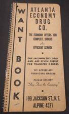 Vintage Atlanta Economy Drug Co. Notebook/Pad Georgia picture