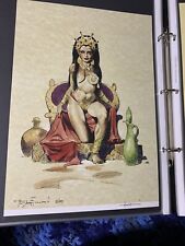 MARS HEROES & FEMMES BARSOOM Signed Print by Mike Hoffman Single Signed Print picture
