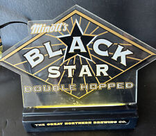 VINTAGE MINOTT’S BLACK STAR BEER Lighted COUNTER Sign GREAT NORTHERN BREWING Co. picture