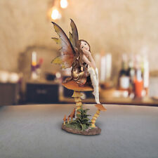 Golden Fairy with Clear Wings Statue 9