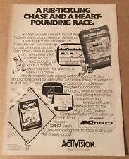 1983 Activision Kmart Atari Enduro Keystone Kapers vtg print ad advertisement picture