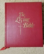 The Living Bible 1973 Paraphrased Deluxe Illustrated Edition 10.5