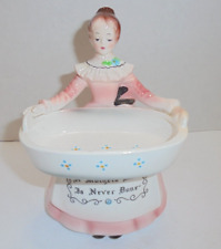 Vintage Enesco A Mother’s Work Is Never Done Soap Scouring Pad Holder picture