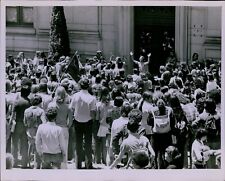 LG863 1974 Original Howard Erker Photo COLLEGE STUDENTS PROTEST Liberal Hippies picture